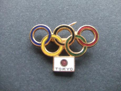 Olympische Zomerspelen 1964 Tokio ( Tokyo) , Japan Olympische ringen,